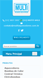 Mobile Screenshot of multiaquecedores.com.br